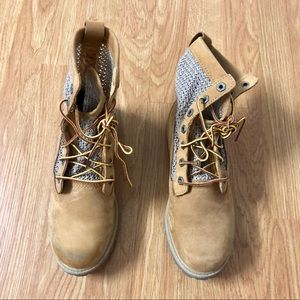 WOMEN'S TIMBERLAND OPEN WEAVE 6-INCH BOOTS